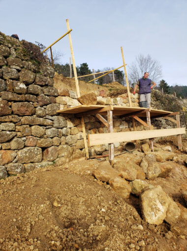 Terrasses en pierre sèche