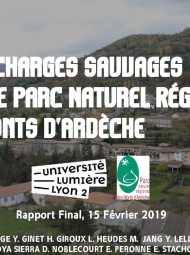Les Décharges sauvages dans le Parc naturel régional des Monts d’Ardèche