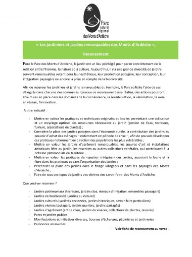 Fiche recensement des jardins