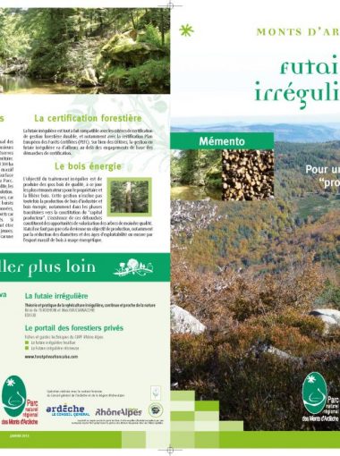 Mémento futaie irrégulière 2012