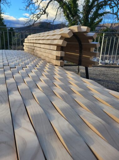 Installez du mobilier « urbain » en bois de châtaignier