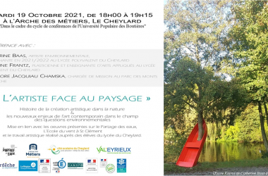 Conférence de Catherine Baas « L’artiste face au paysage »