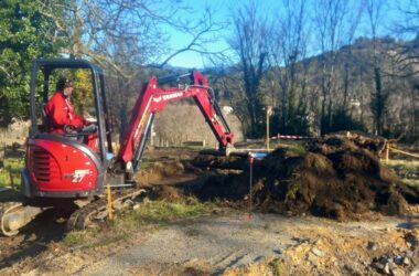 Les travaux à la Maison du Parc