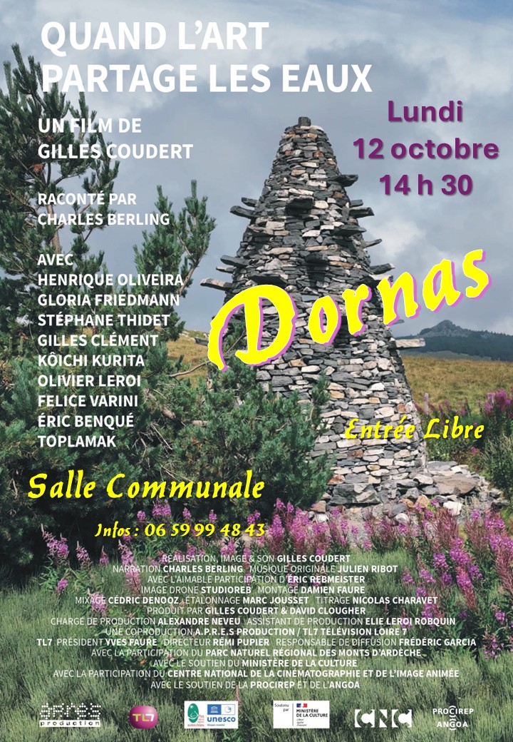 Quand l'Art Partage les Eaux Dornas A4