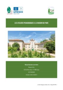 Catalogue 2024 des Ateliers Pédagogiques à la Maison du Parc