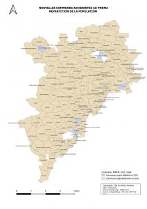 Carte des communes adhérentes