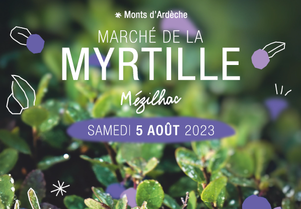 Dépliant fête myrtille