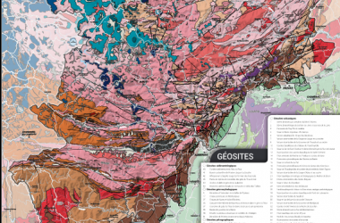 Une nouvelle carte géologique simplifiée du Parc des Monts d’Ardèche
