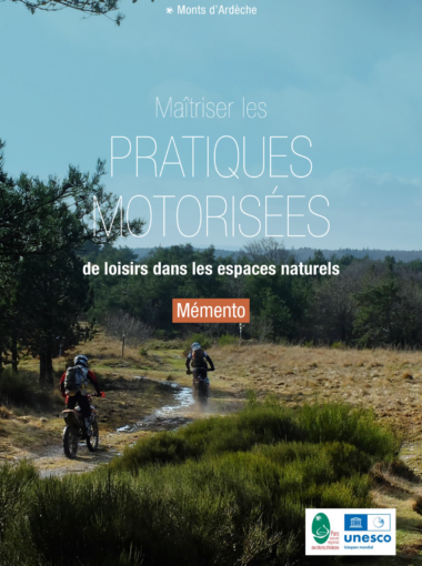 Maîtriser les PRATIQUES MOTORISÉES de loisirs dans les espaces naturels