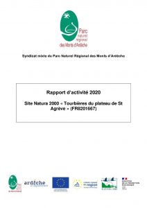 Rapport d’activité 2020 site Natura 2000 tourbières de St Agrève